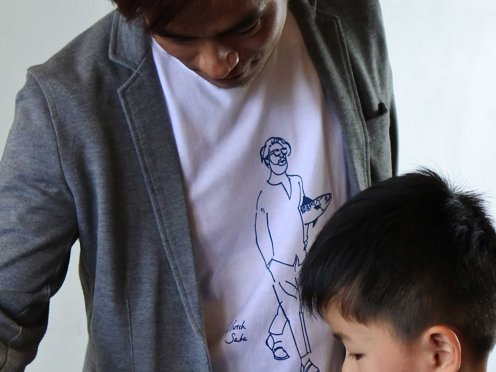 Tシャツデザイン｜鯖Tシャツ