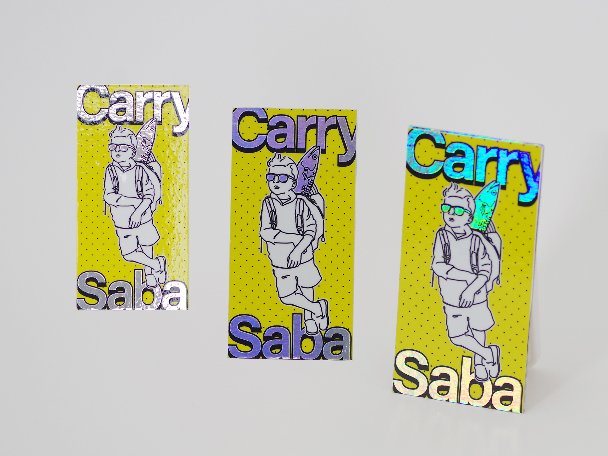 スッテカーデザイン｜鯖Tステッカー